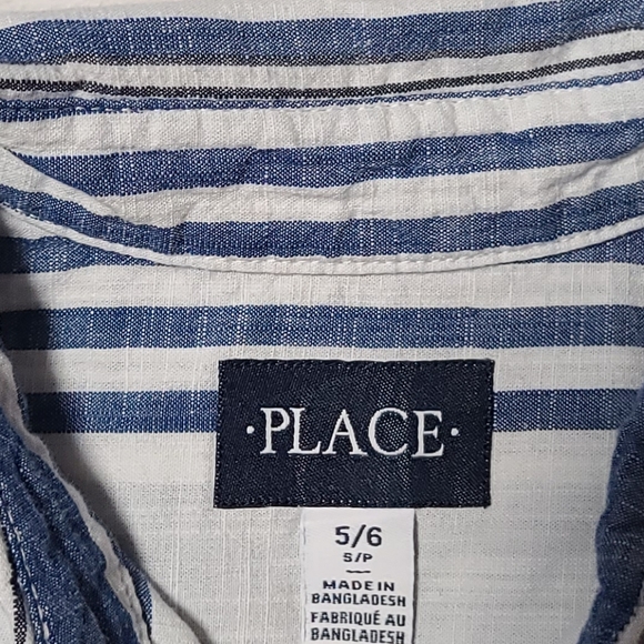 SOLD! ❤️Bundle❤️ 2 Cute Children's Place Boys Short Sleeve Shirts, Size 5/6, - Picture 8 of 10